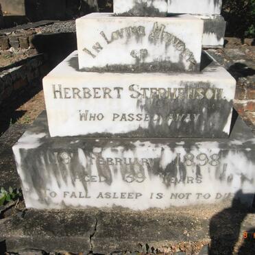 STEPHENSON Herbert -1898