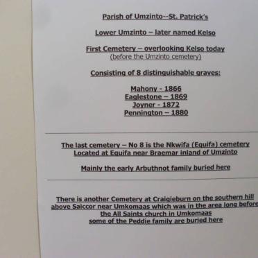 1 DETAILS OF THREE CEMETERIES