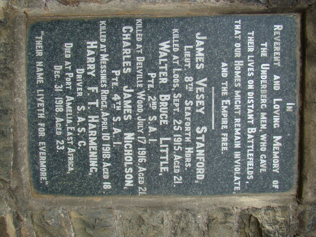 4. Memorial for World War I soldiers 1914-1918