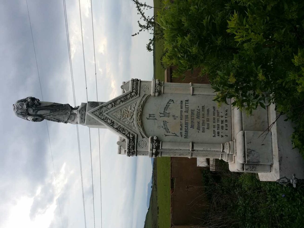 JOHNSTONE Margaritha Aletta nee MOLL -1928