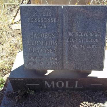 MOLL Jacobus Cornelius Claassen 1914-1978