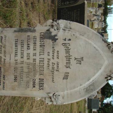 DIRKS Christoffel Frederik 182?-1901