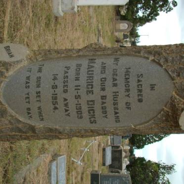 DICKS Maurice 1909-1954