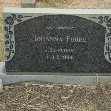 FOURIE Johanna 1892-1964