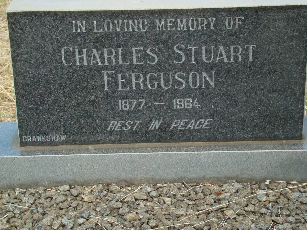 FERGUSON Charles Stuart 1877-1964