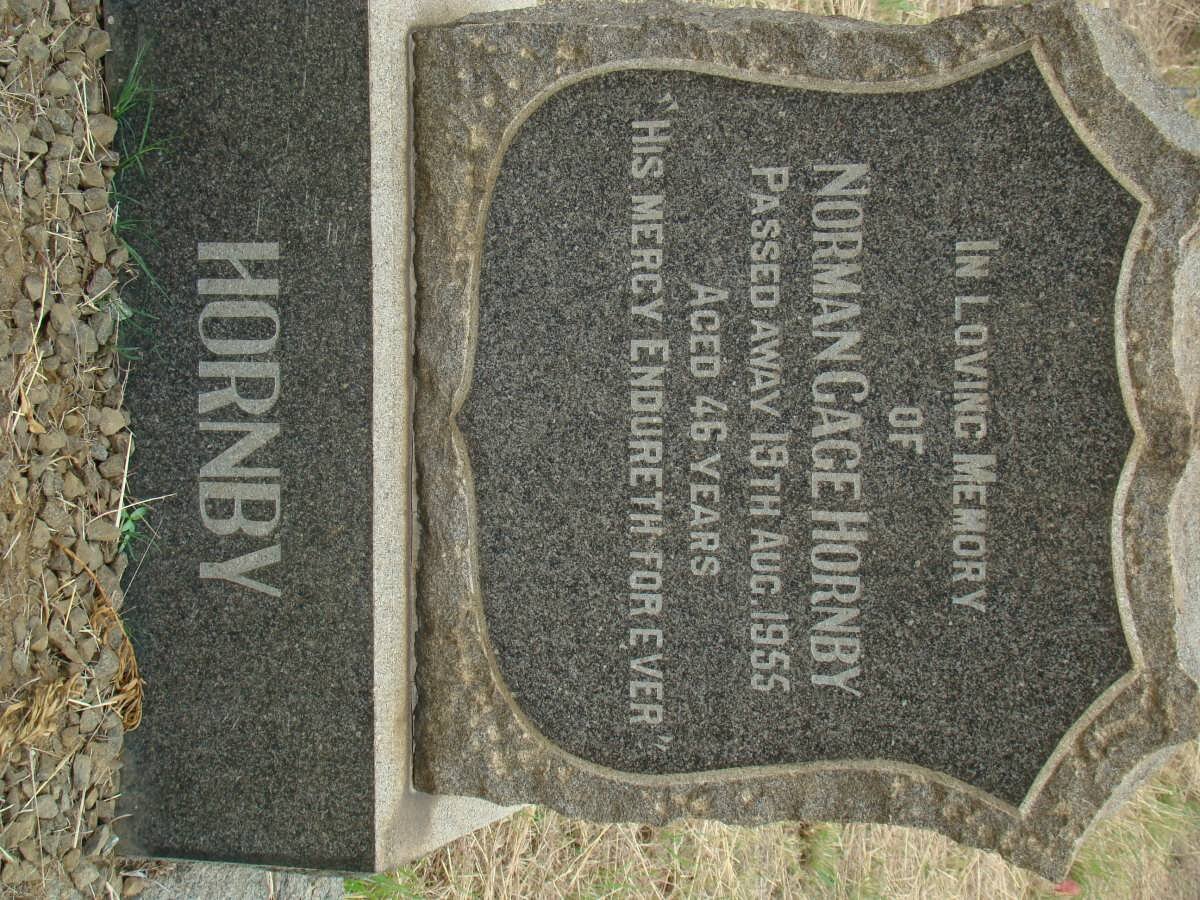 HORNBY Norman Gage -1955