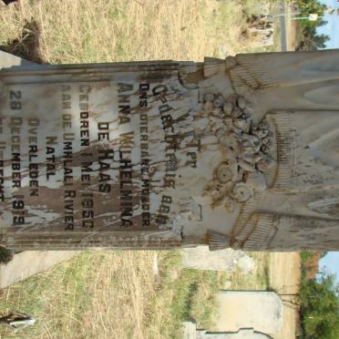 HAAS Anna Wilhelmina, de 1850-1919