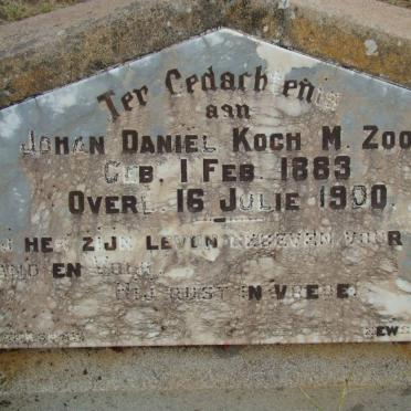 KOCH Johan Daniel 1883-1900