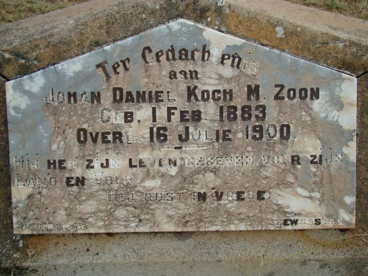 KOCH Johan Daniel 1883-1900