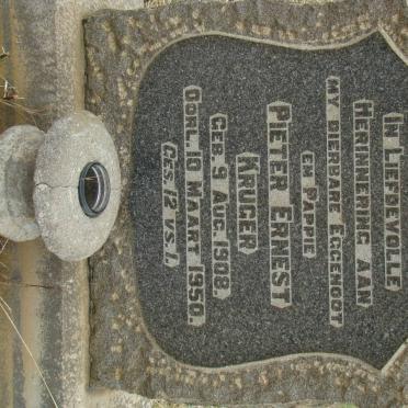 KRUGER Pieter Ernest 1908-1950