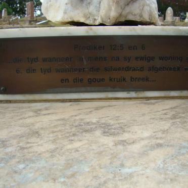 MERWE Philip Anthonie, van der 1923-1990