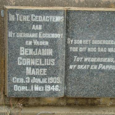 MAREE Benjamin Cornelius 1909-1946
