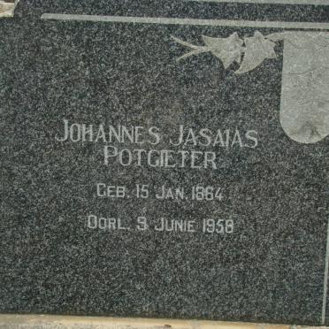 POTGIETER Johannes Jasaias 1864-1958