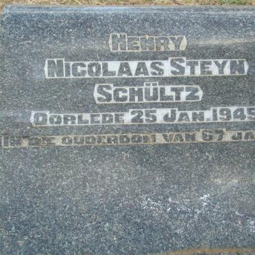 SCHULTZ Henry Nicolaas Steyn -1945