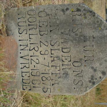 SLAFFA J.K. 1875-1961