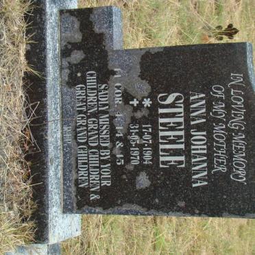 STEELE Anna Johanna 1904-1970