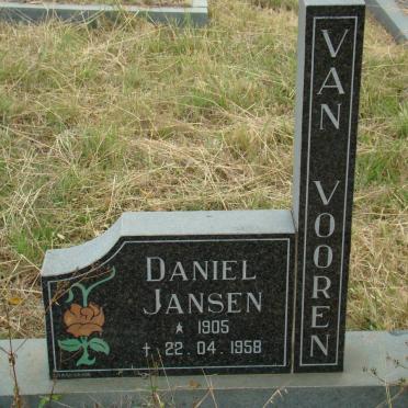 VOOREN Daniel Jansen, van 1905-1958