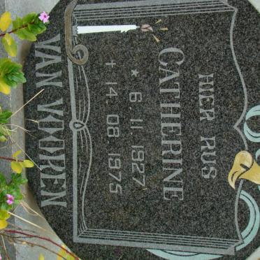 VOOREN Catherine, van 1927-1975