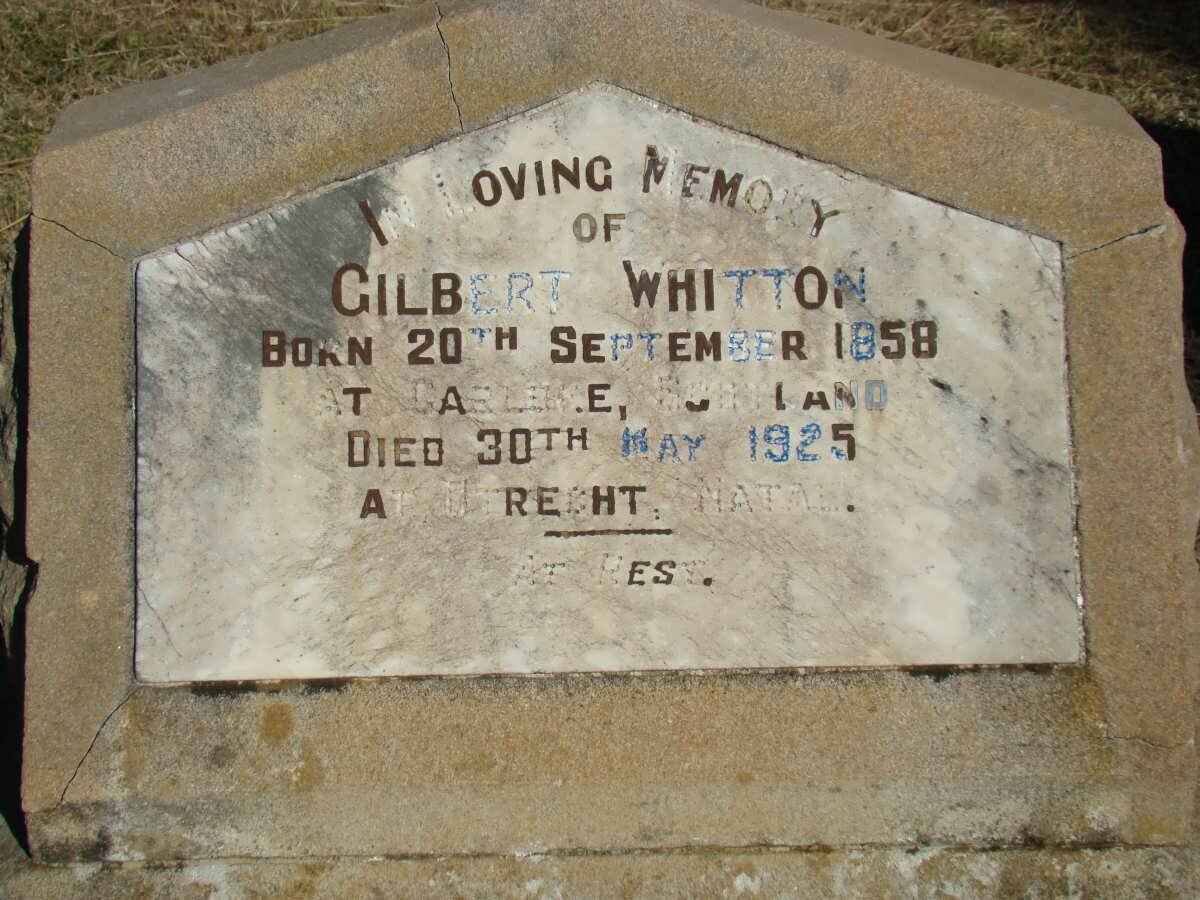 WHITTON Gilbert 1858-1925