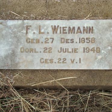 WIEMANN F.L. 1858-1948