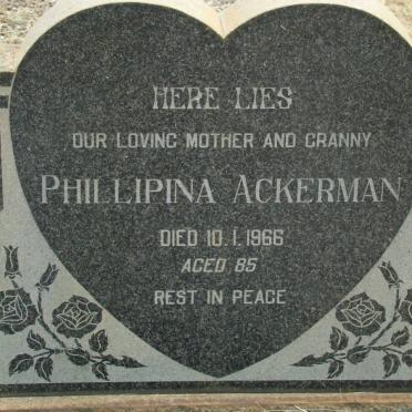 ACKERMANN Phillipina -1966