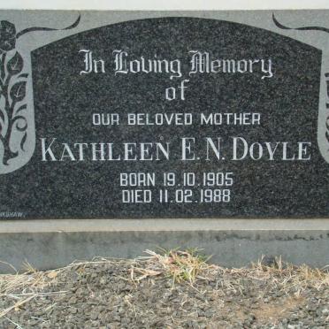 DOYLE Kathleen E.N. 1905-1988
