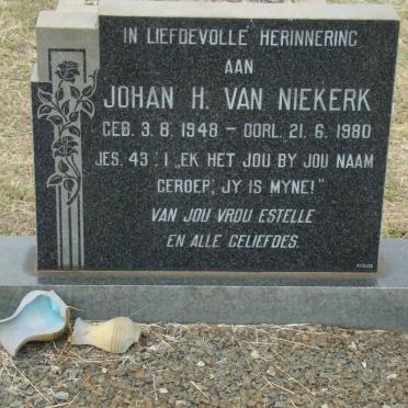 NIEKERK Johan H., van 1948-1980