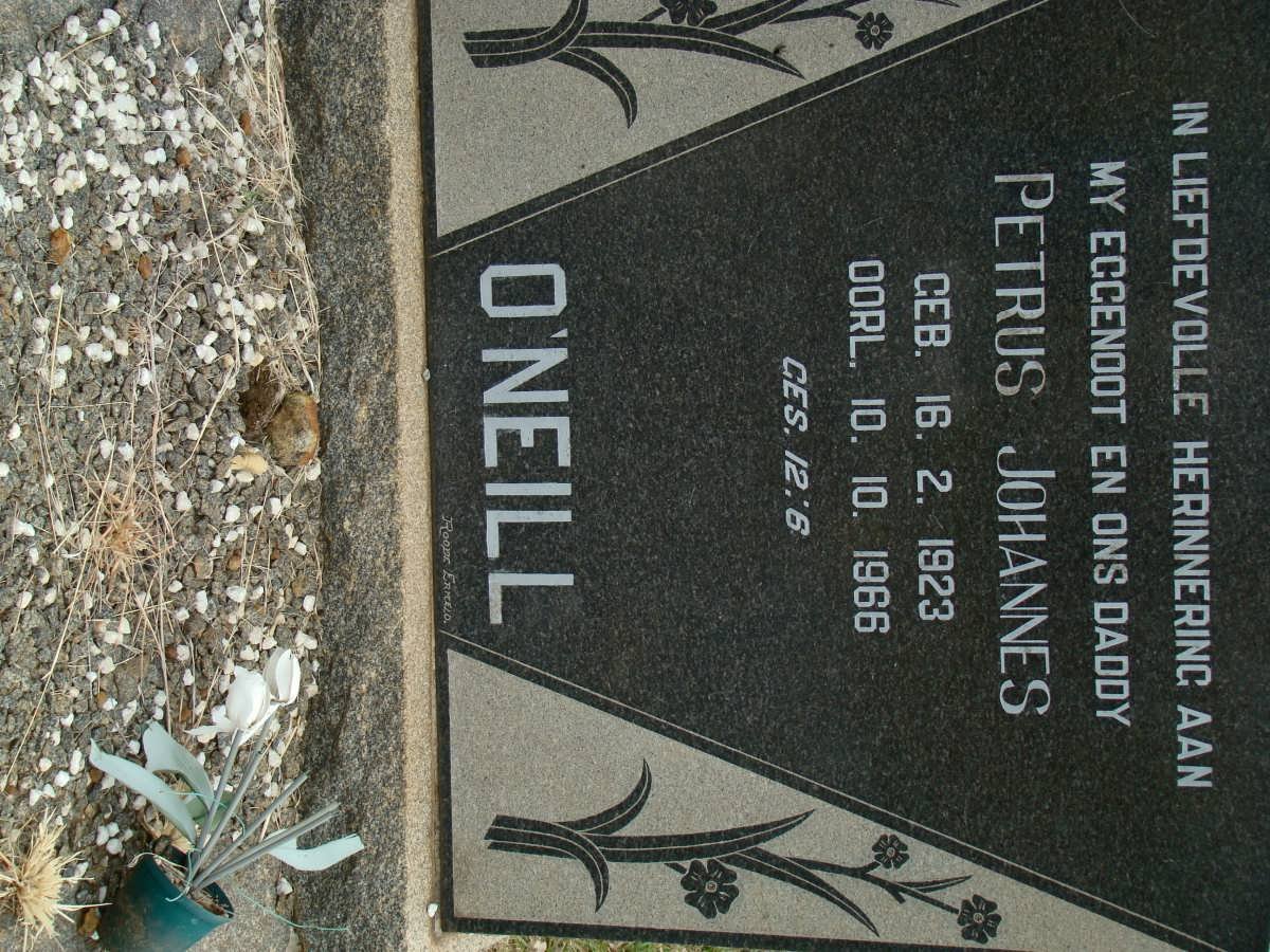 O'NEILL Petrus Johannes 1923-1966