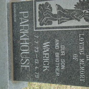 PARKHOUSE Warick 1973-1979