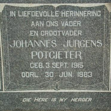 POTGIETER Johannes Jurgens 1915-1983