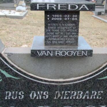 ROOYEN Freda, van 1966-2006