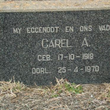 RENSBURG Carel A., Janse van 1918-1970 &amp; Susanna A. 1927-1989 