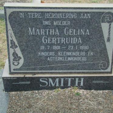 SMITH Martha Celina Gertruida 1901-1990