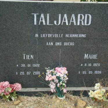 TALJAARD Tien 1922-2001 &amp; Marie 1926-1996