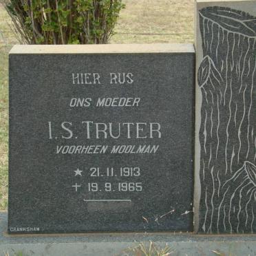 TRUTER I.S. nee MOOLMAN 1913-1965