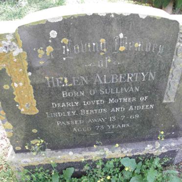 ALBERTYN Helen nee O'SULLIVAN -1969