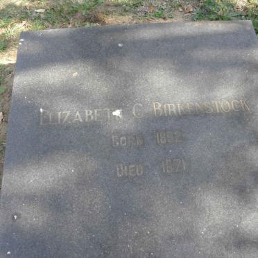 BIRKENSTOCK Elizabeth C. 1892-1971