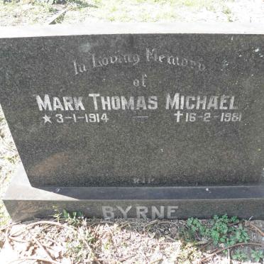 BYRNE Mark Thomas Michael 1914-1981