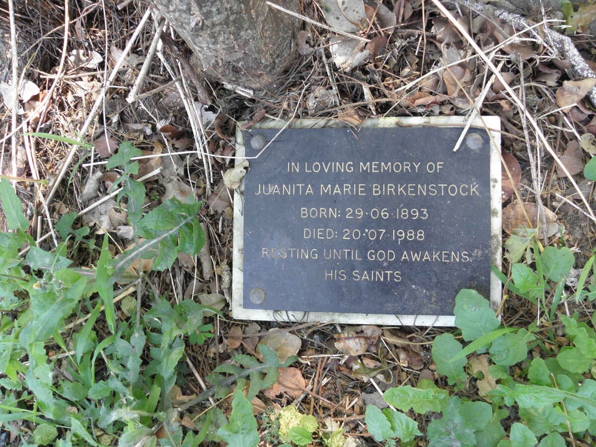 BIRKENSTOCK Juanita Marie 1893-1988