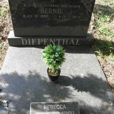 DIFFENTHAL Bernie 1907-1977 &amp; Rebecca 1908-2003
