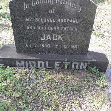 MIDDLETON Jack 1908-1981