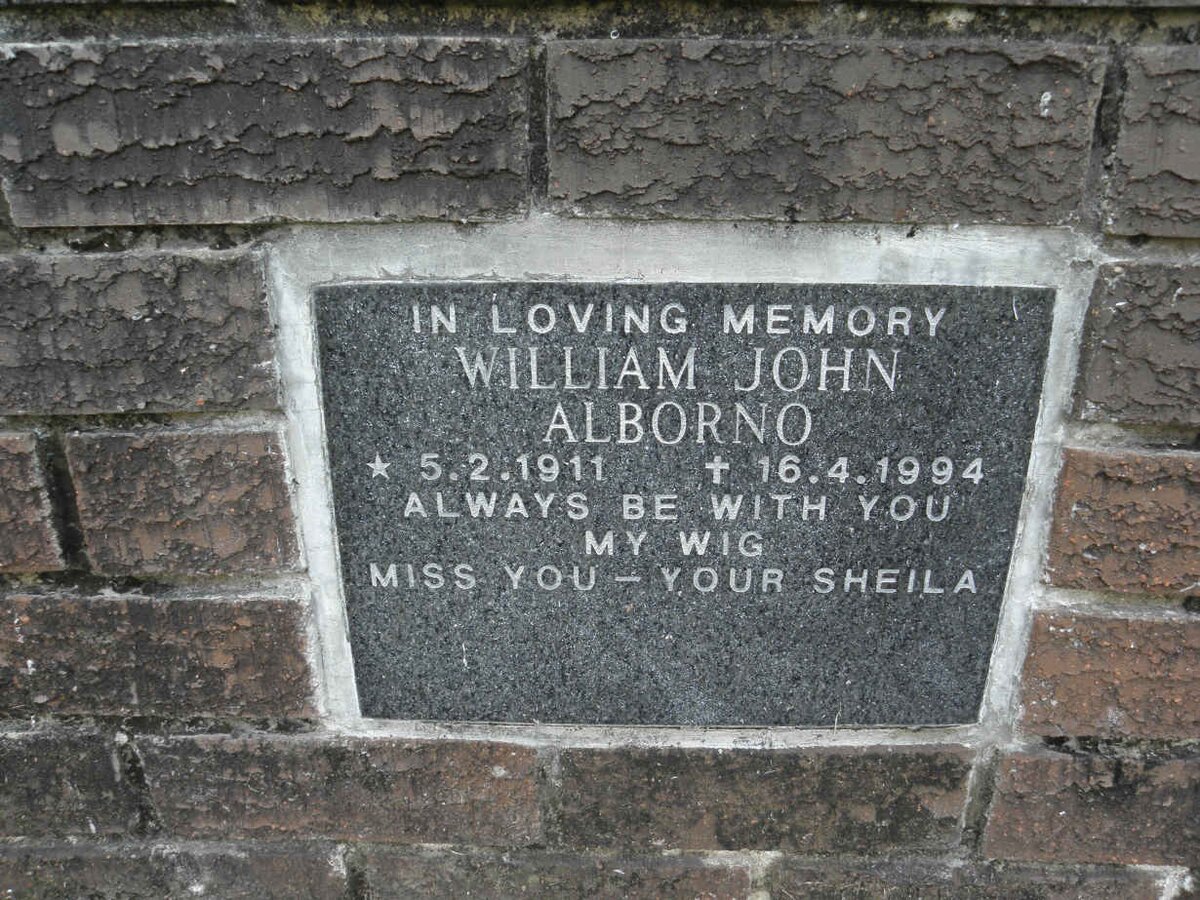 ALBORNO William John 1911-1994