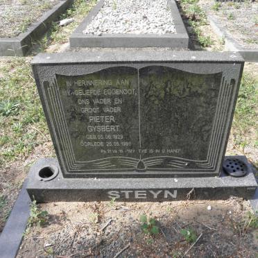STEYN Pieter Gysbert 1929-1996