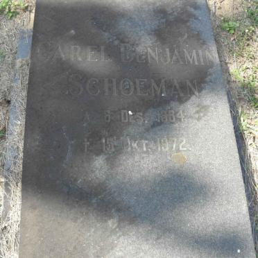 SCHOEMAN Carel Benjamin 1884-1972