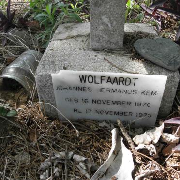 WOLFAARDT Johannes Hermanus Kemp 1976-1976