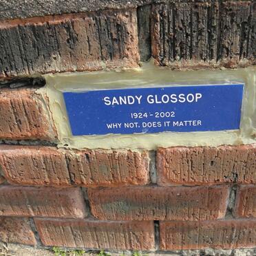 GLOSSOP Sandy 1924-2002