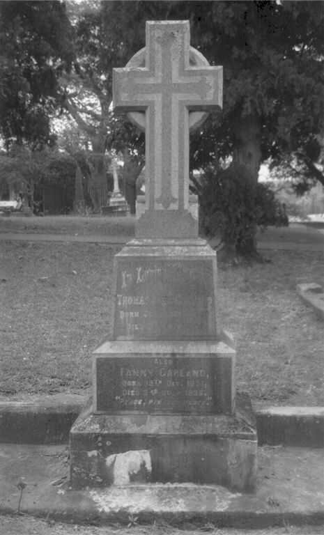 GARLAND Thomas John &amp; Fanny 1851-1935