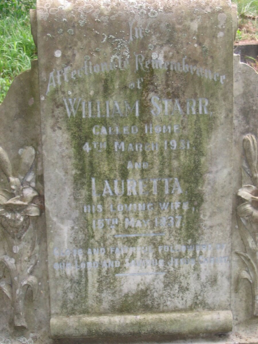 STARR William -1931 &amp; Lauretta -1937