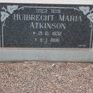 ATKINSON Huibrecht Maria 1932-1986
