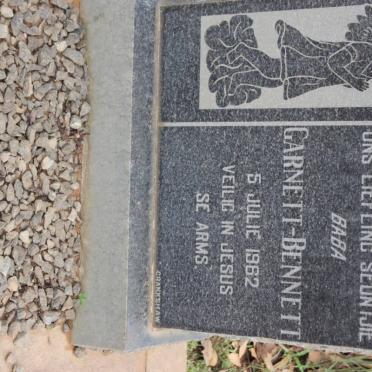 BENNETT Baby, Garnett 1962-1962